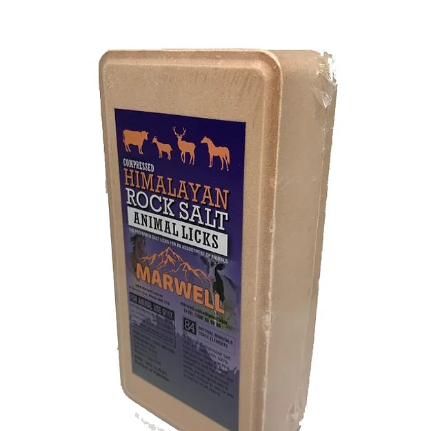 2 X 2 KG MARWELL COMPRESSED HIMALAYAN SALT ANIMAL LICKS 2KG