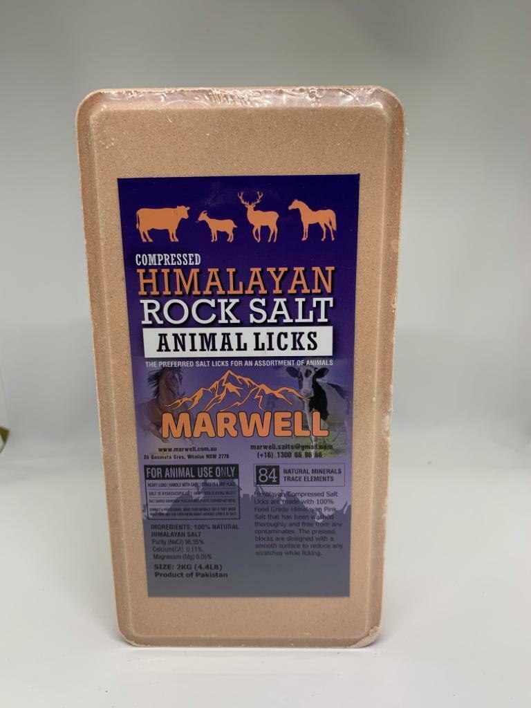 COMPORESSED HIMALYAN PINK SALT LICK BLOCK 2 KG