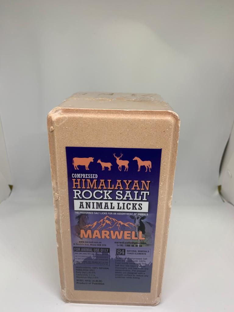 COMPRESSED HIMALAYAN PINK SALT LICK BLOCK 4 KG