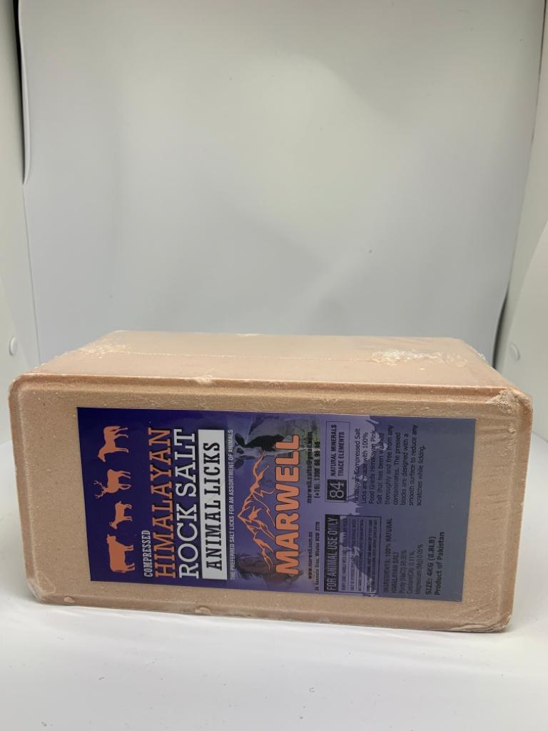 COMPRESSED HIMALAYAN PINK SALT LICK BLOCK 4 KG
